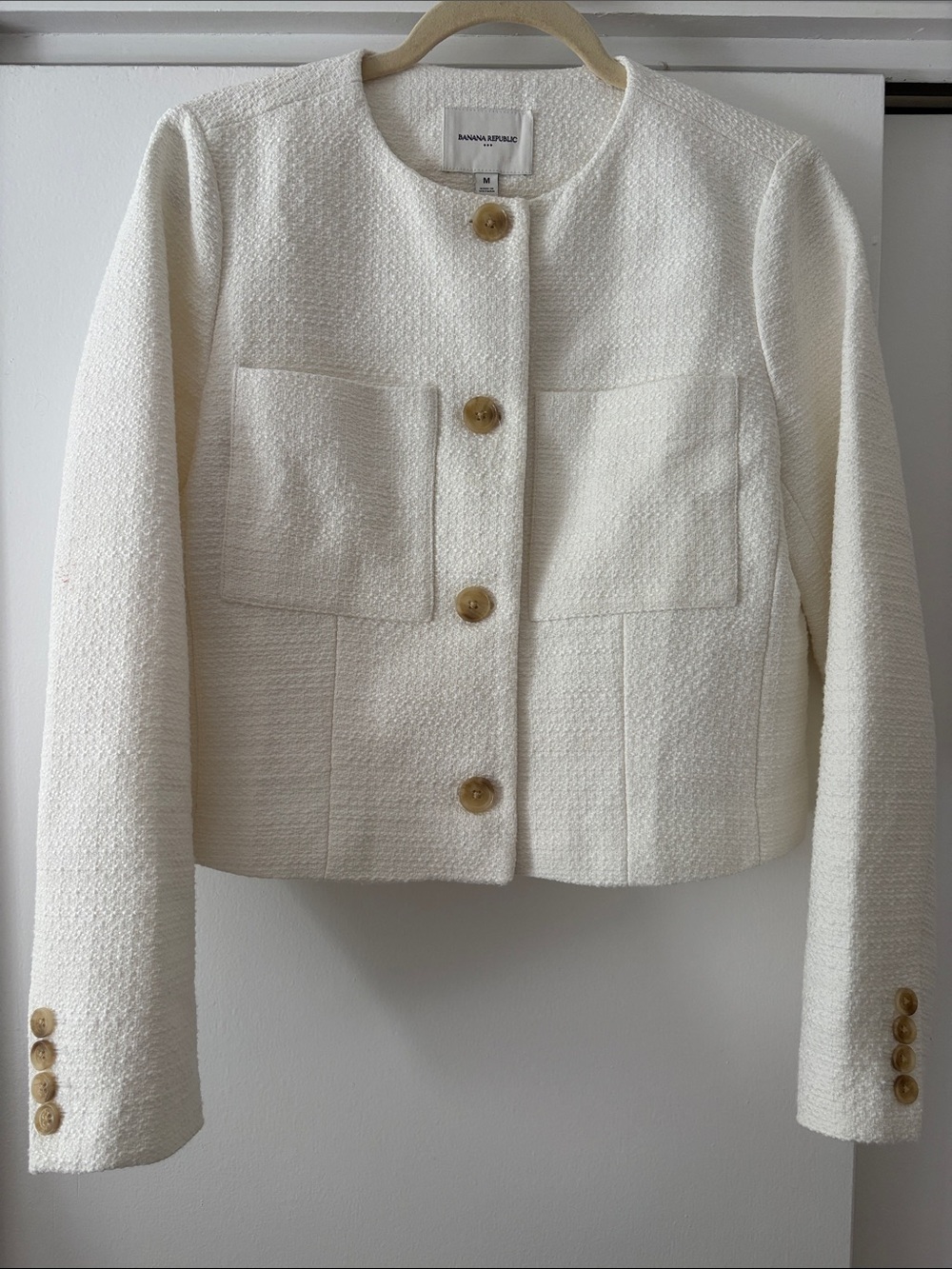 Banana Republic collarless jacket